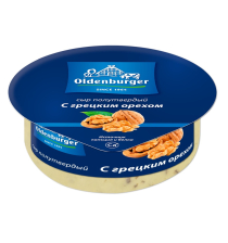 Сыр с грецким орехом Oldenburger 45% 350гр 1/6 шт цилиндр)