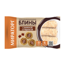 Блины с вареной сгущенкой 360гр 1/10шт Мираторг)