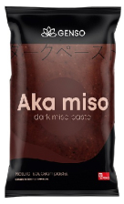Паста соевая мисо темная aka 1кг 1/10шт Genso Китай)