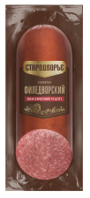 Сервелат Филедворский срез фиброуз в/к в/у 350гр Стародворье