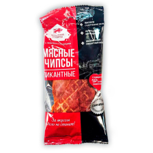 Чипсы мясные Пикантные с/в 50гр 1/12шт Белорусские рецепты)