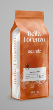 Кофе натуральный жареный в зёрнах 1000гр Uganda 1/10шт  Bella Lorenzo)
