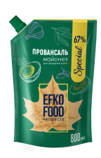 Майонез Special Провансаль дой-пак 67% 800мл 1/12шт EFKO FOOD)