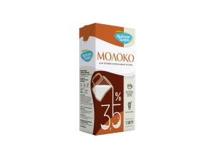 Молоко ТБА 3,5% ультрапастеризованное д/капучино 1л (12шт) ЛМКЧудское озер